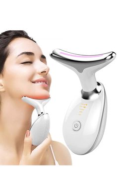 ماساژور لیفت کننده پوست صورت و گردن با LED مدل ES-1081