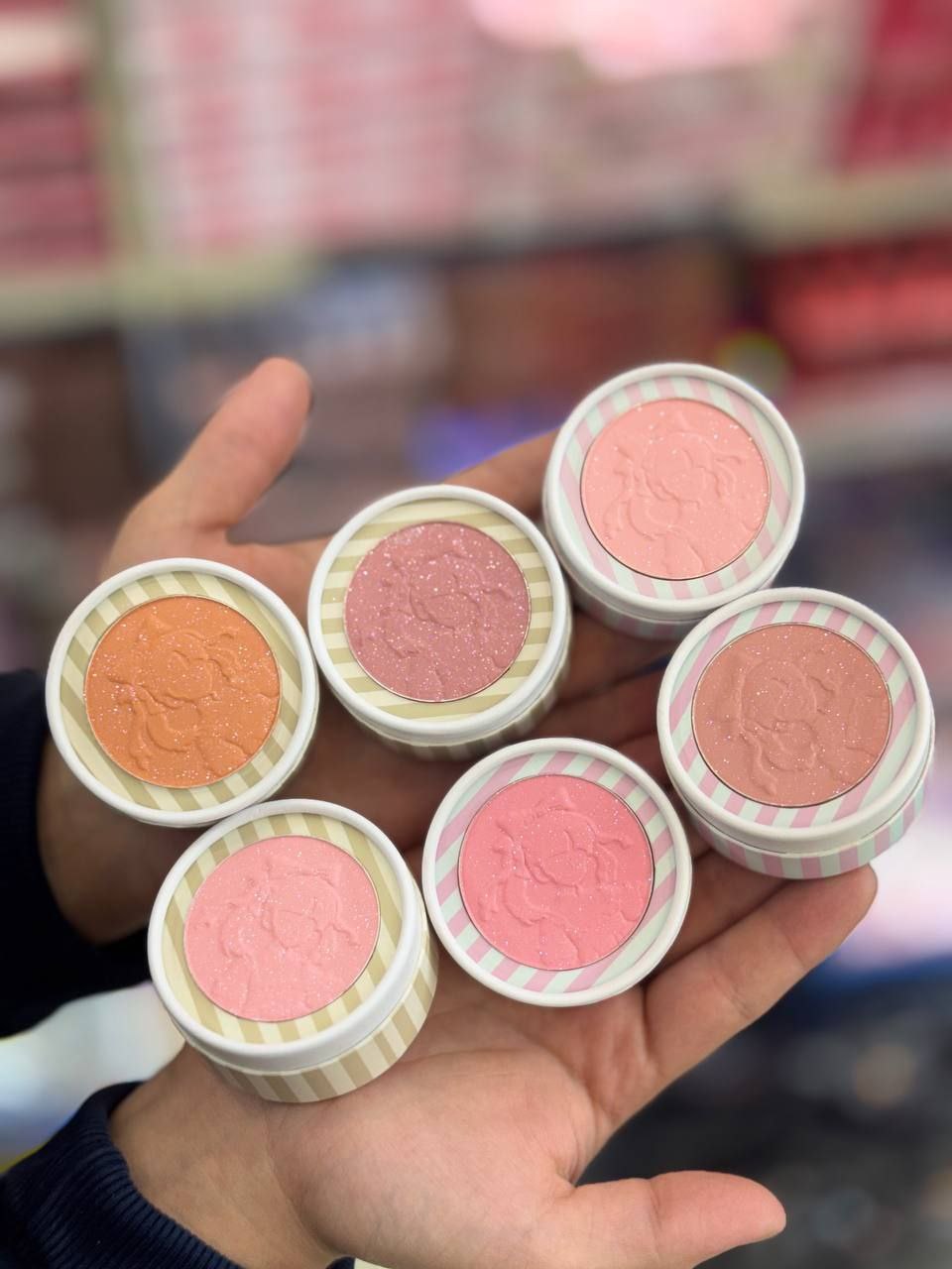 رژگونه پودری شاینی پرنسسی Herorange (6 رنگ)