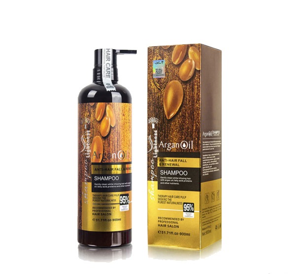 شامپو روغن آرگان لایتنس حجم ۹۰۰ میل