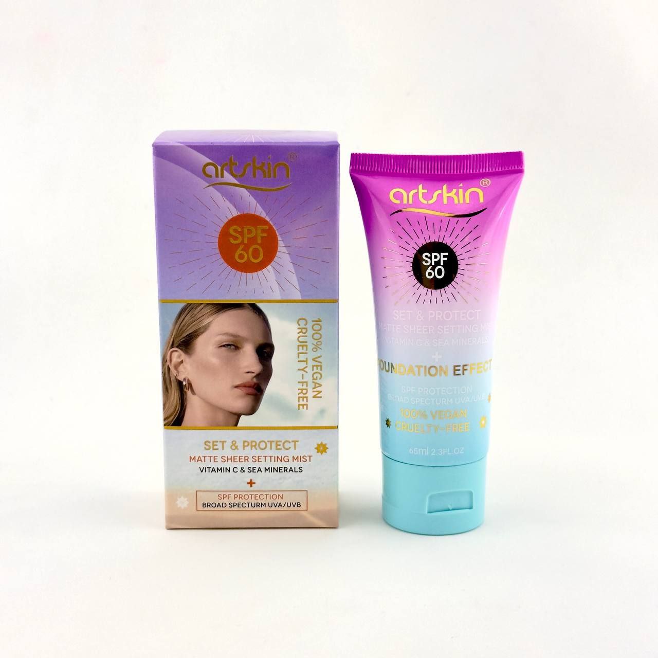 ضدآفتاب کرمپودری artskin